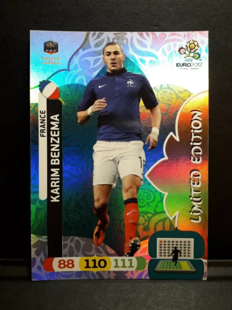 Adrenalyn XL Euro 2012 Karim Benzema France Limited Edition PANINI