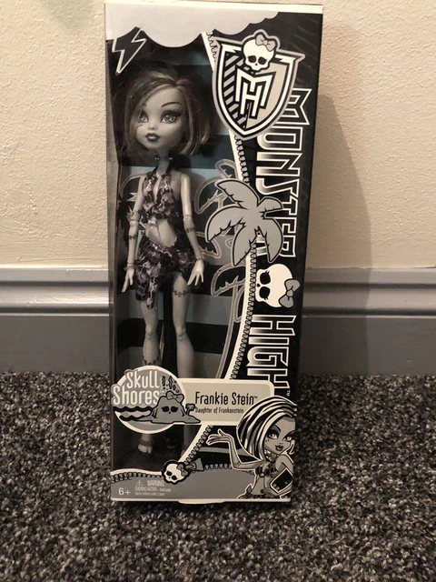 Monster High Skull Shores Black and White Frankie Stein Doll 2011 Mattel  X0593 746775101961