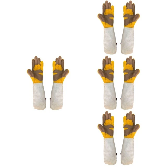 4 Pairs Gants De Jardinage Plantation Longs Majeur Résistants