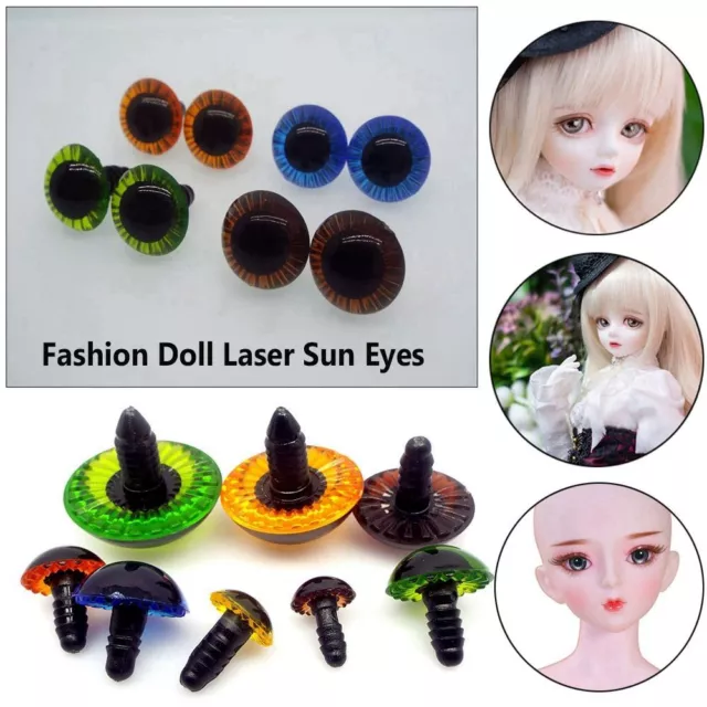 Sun DIY Accessories Safety Animal Toy Doll Making Crafts Plastic Eyes Eyeball