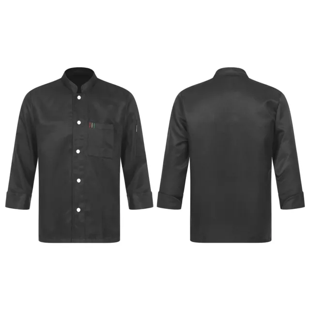 Men Women Uniform Waitress Chef Jacket Waiters Shirts Breathable Clothes Soft