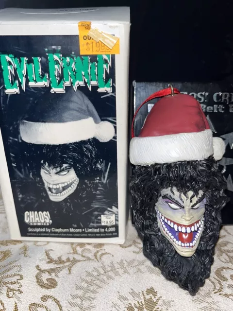 1994 Chaos! Comics EVIL ERNIE a limited Edition Ornament 1857/4000 Moore W/box