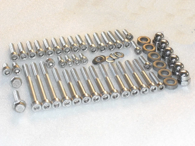 Stainless Steel Engine Bolt Kit For Yamaha YZ250 1999-2003 – Allen Screws & Dome Nuts