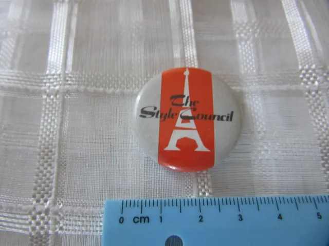 The Style Council 80's vintage tin badge (# 292)
