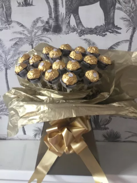 Luxury personalised Ferrero Rocher bouquet