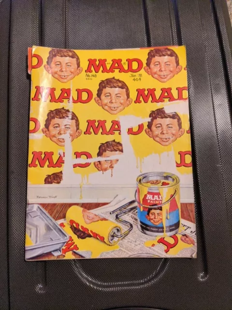 Vintage Mad Magazine #148 January 1972 (Paint roller cover)