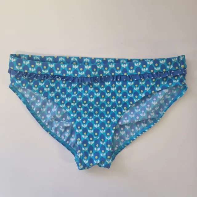 Boden Womens Blue Patterned Bikini Bottoms - Size 10 UK