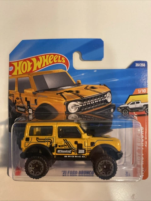 Hot Wheels '21 Ford Bronco HW Hot Trucks 20/250 - Neuf Sous Blister