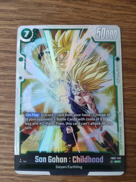 Dragon Ball Super Card Game Fusion World SCR Son Goku FB01-139