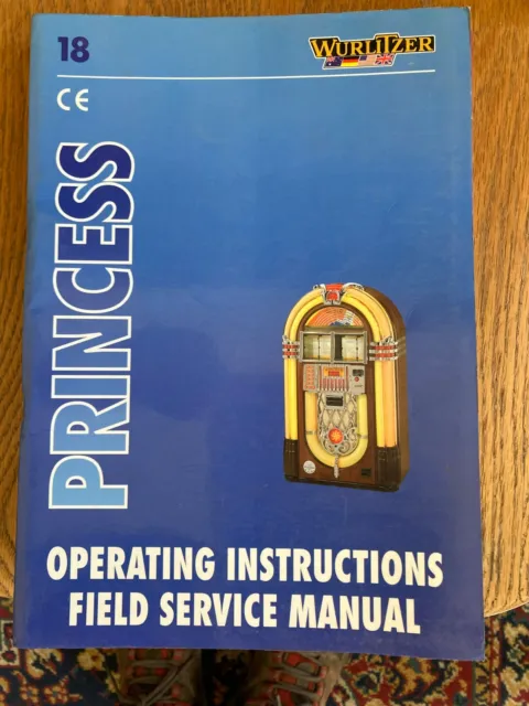 Wurlitzer Princess CD jukebox Operating and Field Service Manual