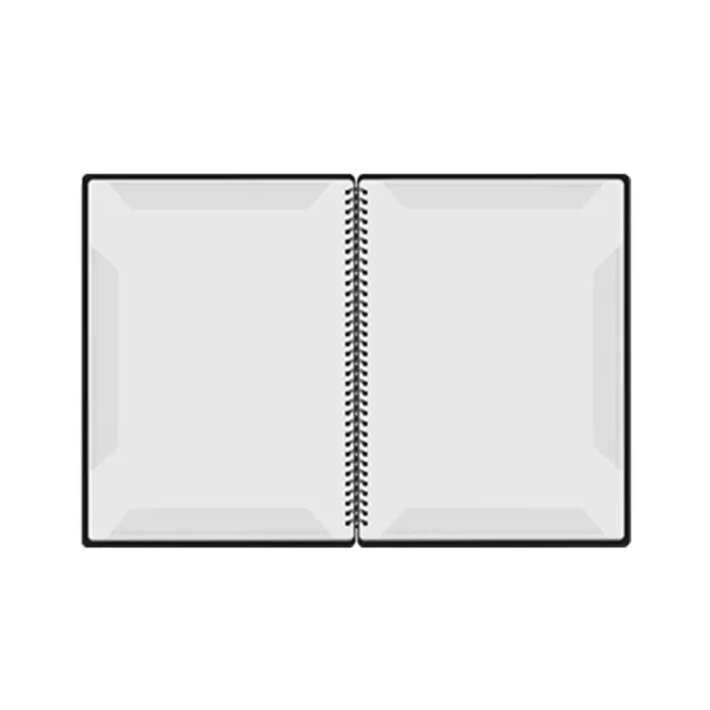 A4 Music Binder 2-Sided Spread 20 Pages Piano Music Score Holder for School