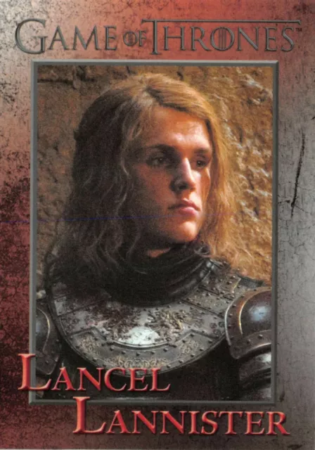 LANCEL LANNISTER (Eugene Simon) / Game of Thrones Season 2 (2013) BASE Card #78