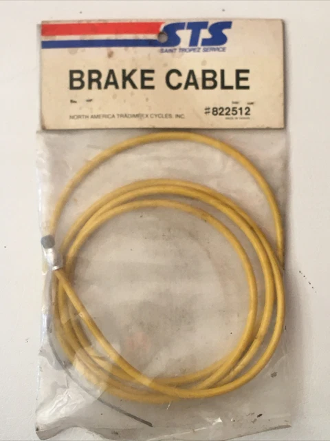 yellow brake cable housing