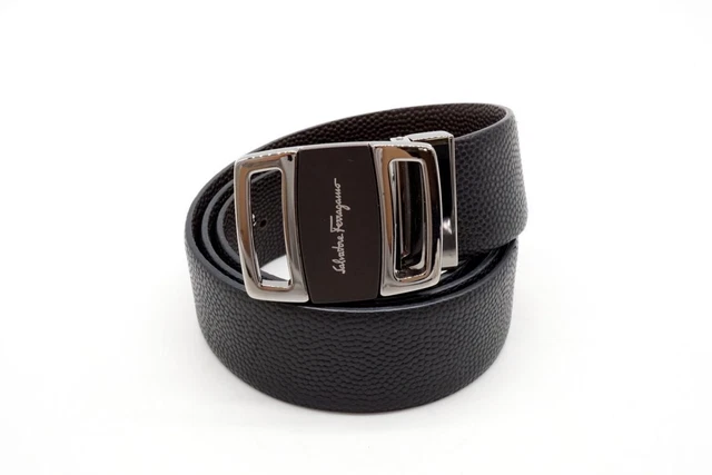 Ceinture Ferragamo Homme Noir SALVATORE FERRAGAMO RÉVERSIBLE