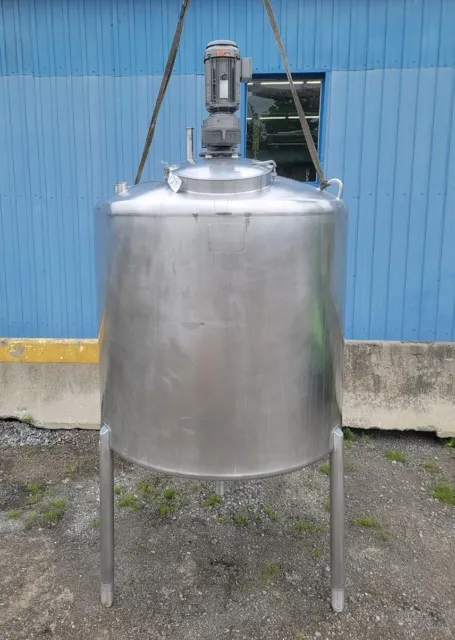 500 Gallon 304 Stainless Steel Tank, Sweeper Mixer