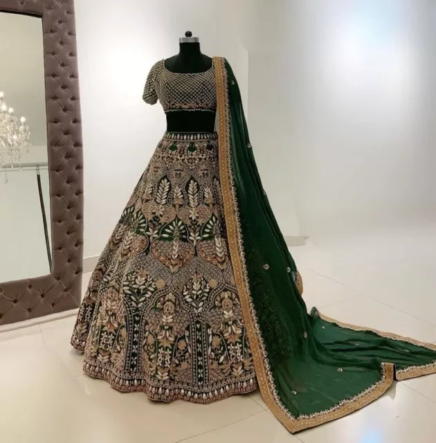 Bridal Designer Wedding Lehenga Choli Indian Bollywood