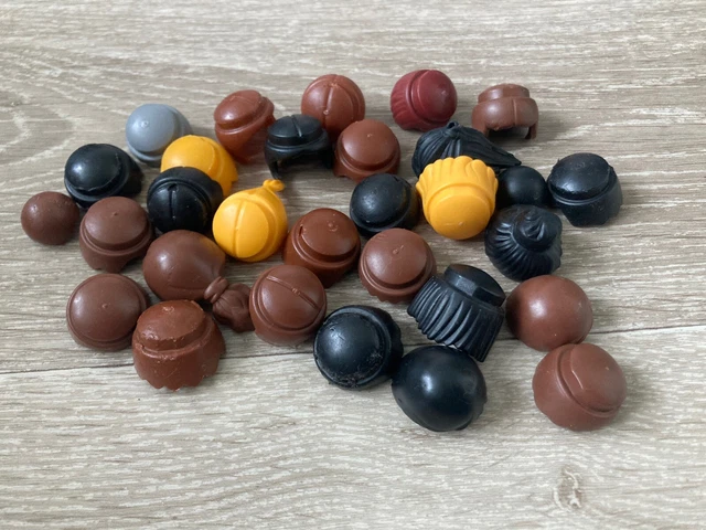 PLAYMOBIL LOT DE 30 Peruque De Cheveux Homme Femme Personnages Blond