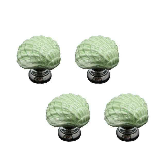 4 Pcs Shoe Cabinet Knobs Drawer Knobs Kitchen Door Knobs Shell 2