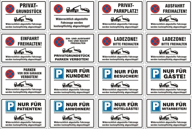 Schraffierte Parkverbotsschild Parken Wieviel Kostet Es picclick.de