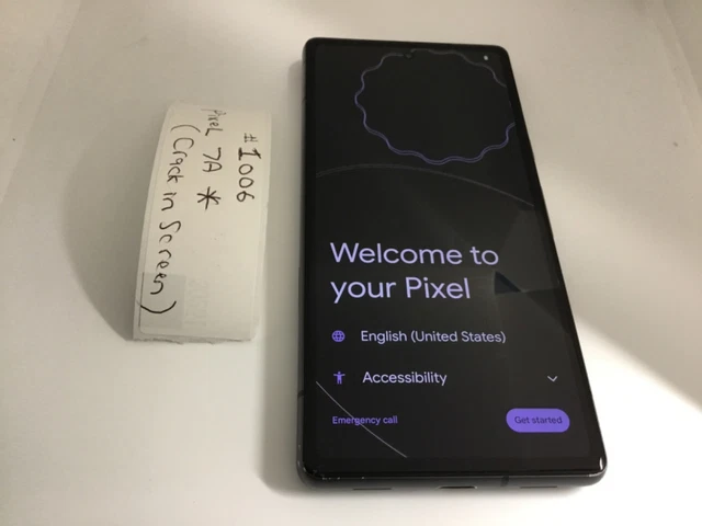 GOOGLE PIXEL 7A 128GB Charcoal - Unlocked - Very Good