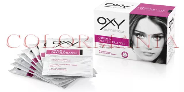 Oxy Depilazione Crema Decolorante Viso E Corpo 8 Bustine Monouso