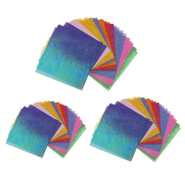 50 PCS Papier de Perle de Couleur Bricolage Pliage de Papiers D'artisanat