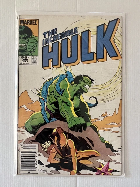 Marvel Comics The Incredible Hulk #309, VG Mike Mignola Cover Art