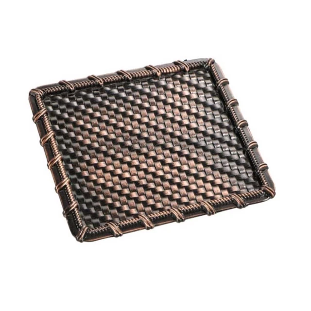 1pc Tasse Tablett Bahn Topf Tischset Dekorative Tasse Coaster Metall Tischset