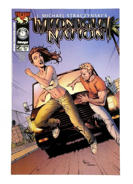 J. Michael Straczynski's Midnight Nation #2 Comic Book Top Cow Image 2000