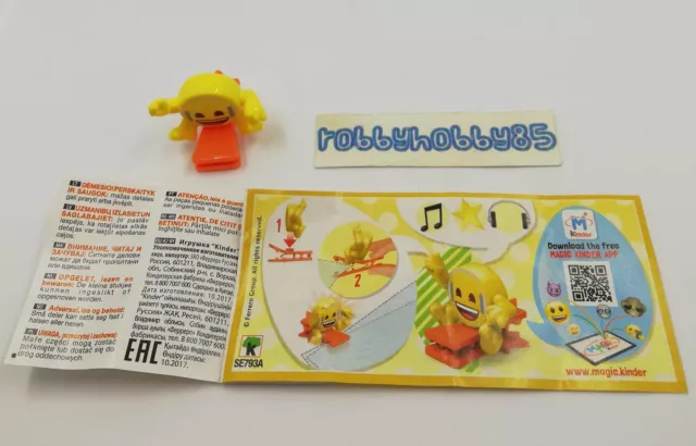 Se793 A Emojoy - Molletta + Bpz Kinder Merendero Italia 2018 Emoji Collection