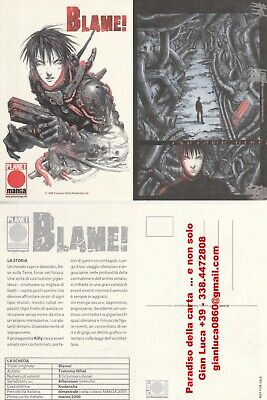 BLAME - DOPPIA CARTOLINA POST CARD (Planet Manga - Tsutomu Nihei - ed. Kodansha)