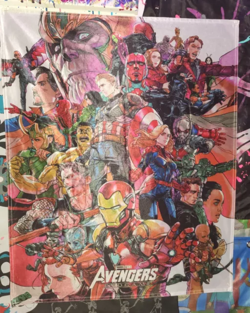 Avengers End Game Movie Fabric Poster 3 feet x 2 feet