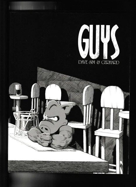 Cerebus TPB #11 Guys, Aardvark-Vanaheim, Dave Sim, Gebhard, Bear, VF/NM y