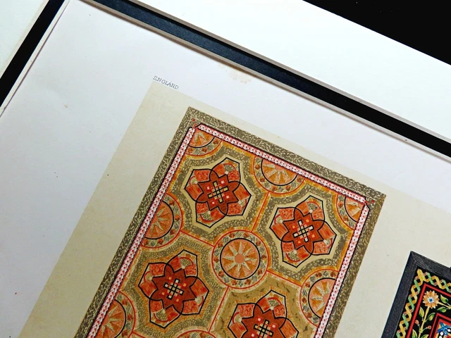 Pietra dura Inlaid Marble Table Micro Mosaic Work Victorian Antique Print 1862 2