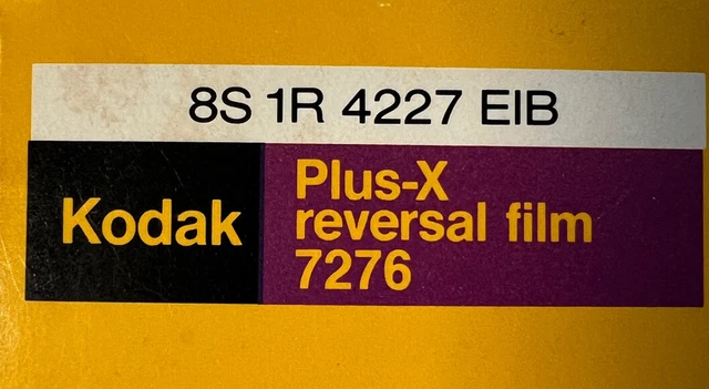 Película de inversión KODAK PLUS X 50 ft (15m) PXR464 #7276 - CADUCADA - Super 8 - B2