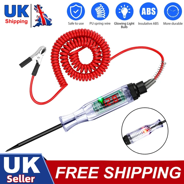 DIGITAL ELECTRIC CIRCUIT LCD Tester Test Light Car Truck Voltage Probe