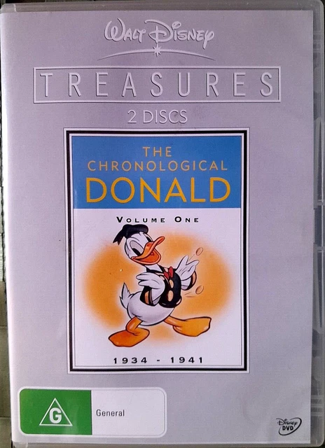 Walt Disney: Treasures -The Chronological Donald Duck / Vol.1 - 2 Disc Dvd - Vgc