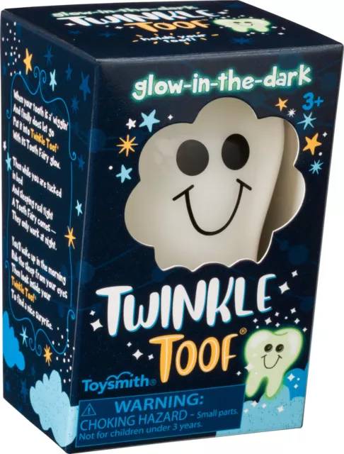 Twinkle Toof Glowing  Glow in the Dark Tooth Box Tooth Fairy Helper