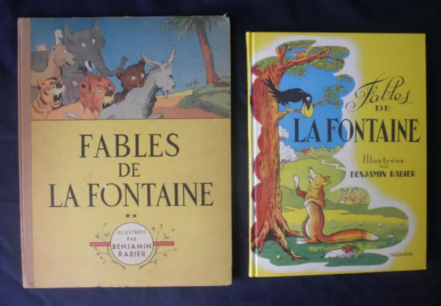 #Tallandier# les Fables de La Fontaine par Benjamin Rabier Tome 2  - 1941 & 1994