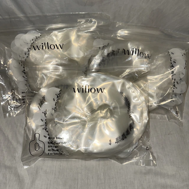 3 New Sealed Willow Pump Spill Proof Breast Milk Bags 4 oz 48 Count (144 Total)