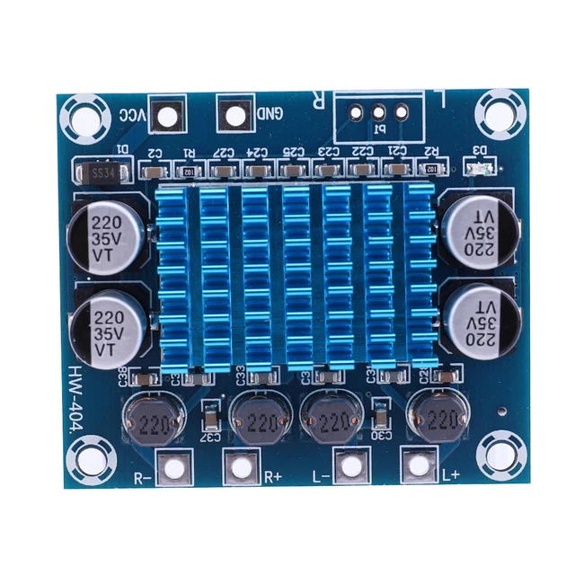 MP3 AMPLIFIER MODULE Dual Channel Class D DC8-26V 2x30W for Car ...