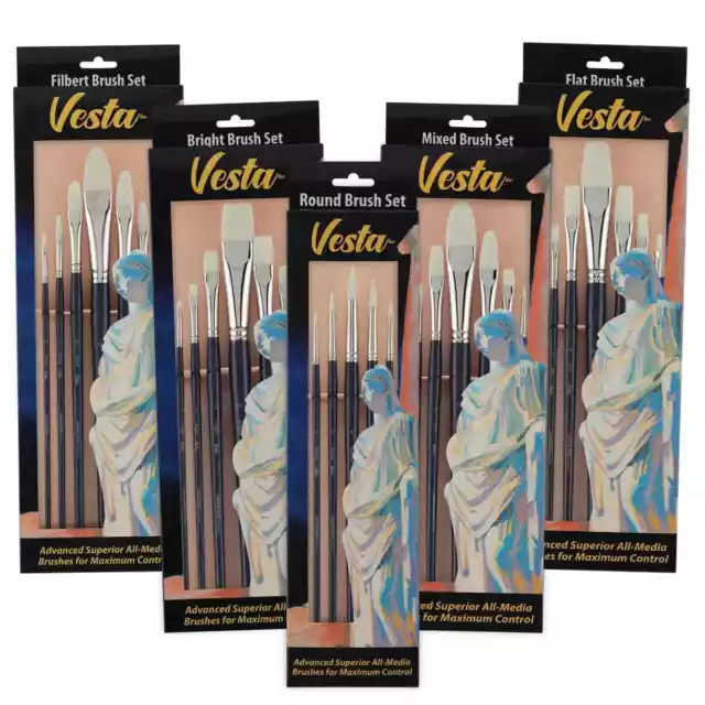 Creative Mark Vesta Synthetic Brush Sets - Assorted Styles & Sizes