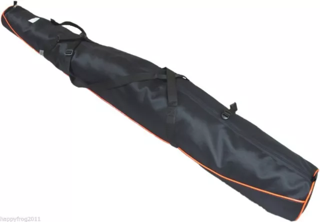 NEW SKI BAG HOLDALL RUCKSACK CARRY CASE LUGGAGE 150cm 160cm 170cm 180cm BLACK