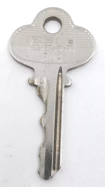Cerraduras de repuesto vintage Key COLE RU4 National Cleveland Ohio Appx de 2