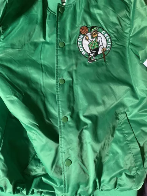 Nba Starter Jacket Satin Boston Celtics