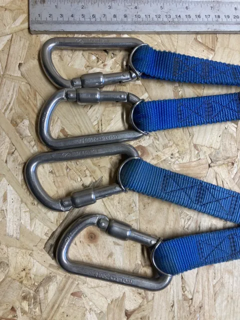 Safety Line X2 Inox Sprung Loaded Carabiners