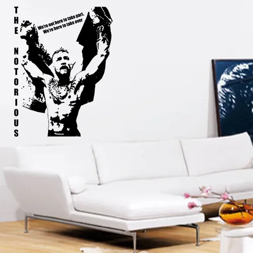 Conor Mcgregor MMA UFC Wall Art - Adesivo da parete vinile decalcomania