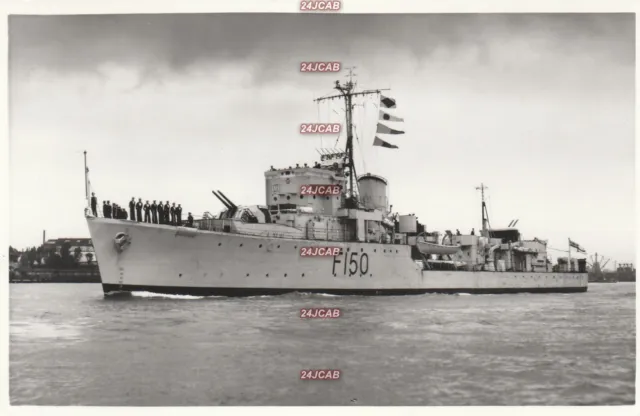 Original Photograph Royal Navy. HMS "Bleasdale" destroyer. WW2. Fine! Sept, 1950