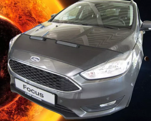 BONNET BRA FOR FORD FOCUS 3 MK3 2014 – 2018 STONEGUARD PROTECTOR TUNING  £44.94 - PicClick UK