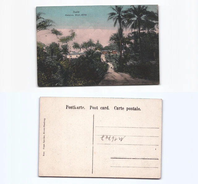 (n16707)   Ansichtskarte Duala kamerun deutsche Kolonie, ungebraucht, Verla